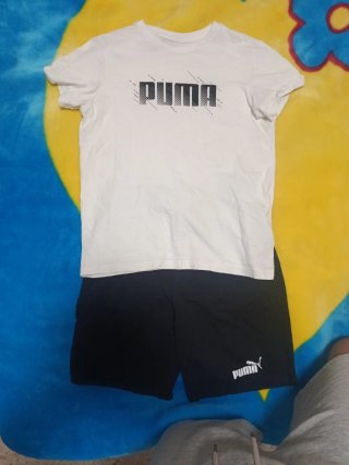 Conjunto Puma Verano Camiseta y Pantalón Corto