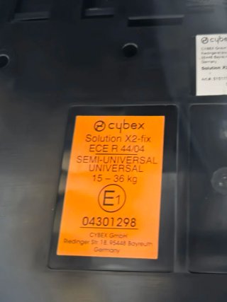 Silla de coche modelo CYBEX Solution X2-Fix