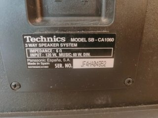 Altavoces Technics SB-CA1060 Vintage 120W