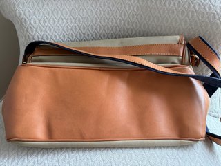 Bolso Loewe Beige Piel Lona