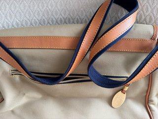 Bolso Loewe Beige Piel Lona