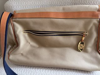 Bolso Loewe Beige Piel Lona