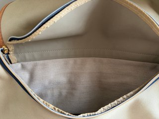 Bolso Loewe Beige Piel Lona