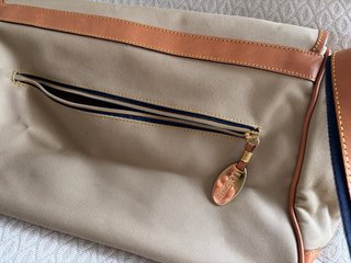Bolso Loewe Beige Piel Lona