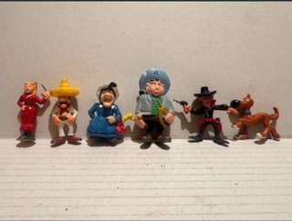 Lote 6 Figuras PVC Lucky Luke Comansi