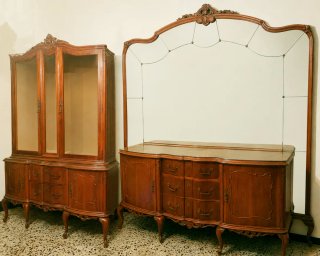 Muebles Antiguos Madera, espejos y Cristal