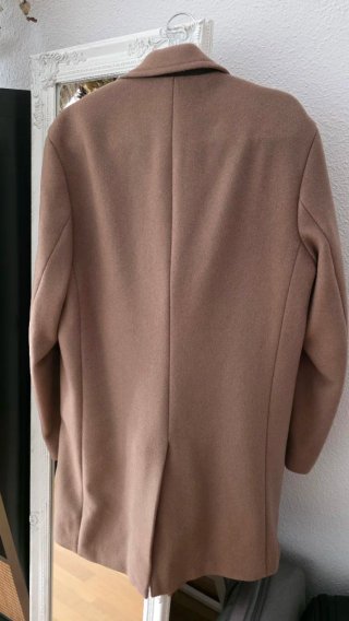 Abrigo Mango Beige Talla M