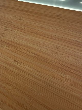 Mesa de comedor plegable de bambú