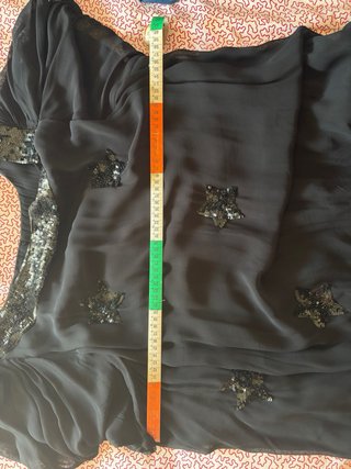 Blusa/Vestido negro con lentejuelas