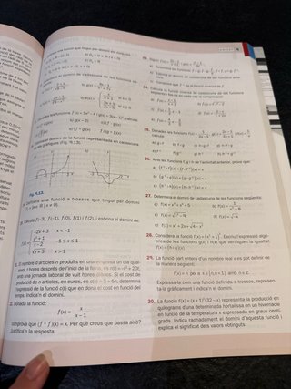 Matemàtiques 1r Batxillerat