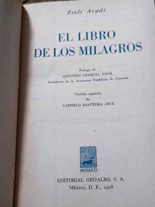 El libro de los milagros