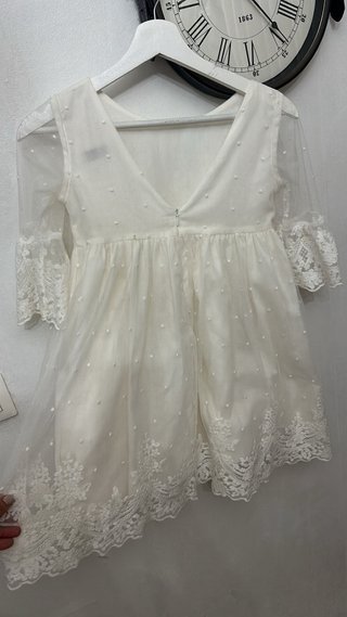 Vestido blanco comuniones y bautizos costó 120€