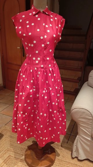 Vestido auténtico años 40/50