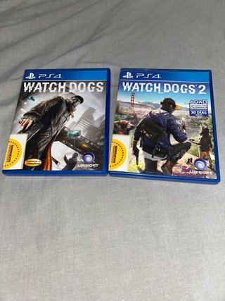 Pack 2 Juegos PS4 Watch Dogs 1 y 2