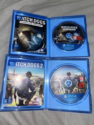 Pack 2 Juegos PS4 Watch Dogs 1 y 2