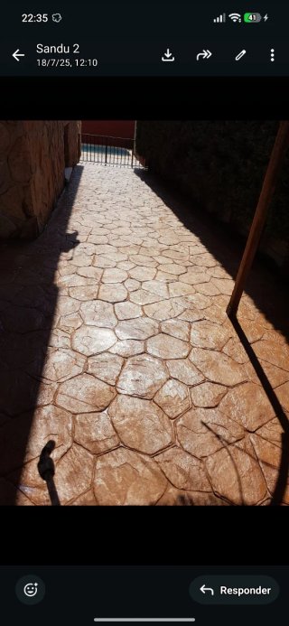 Hormigón impreso
