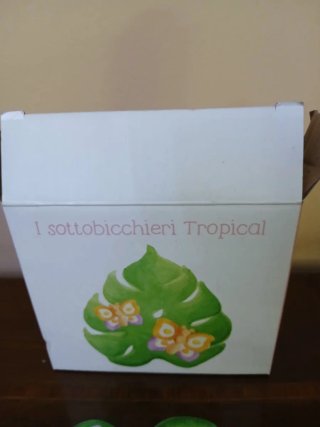 4 Sottobicchieri Thun Tropical 2018