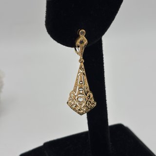 Pendientes de oro 18kt con diamantes