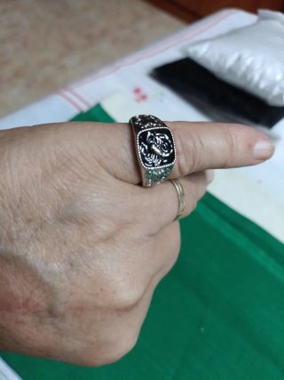 Anillo Sello Escorpión Acero 20mm