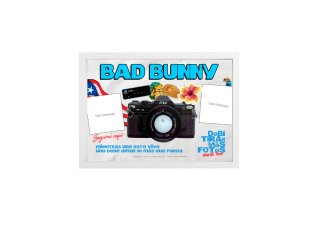 Poster Personalizado Bad Bunny Cámara