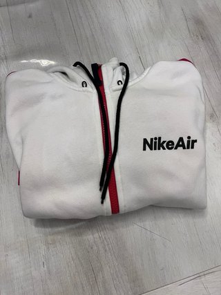 Chaqueta Nike Air Roja y Blanca