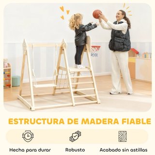 Parque Infantil Madera 5 en 1