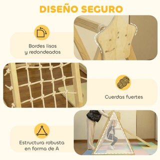 Parque Infantil Madera 5 en 1