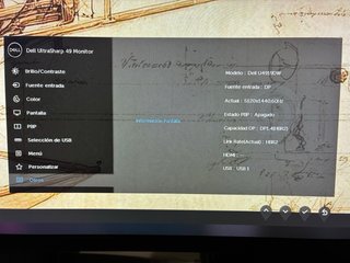 Monitor Dell U4919DW Negro