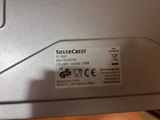 Horno Eléctrico SilverCrest Compacto