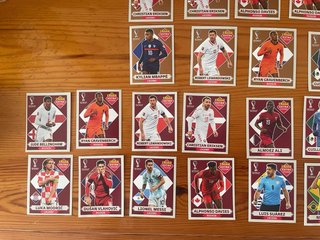 Colección cromos Extra Stickers fútbol Qatar 2022