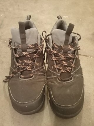 Zapatillas Trekking Quechua Marrón/Gris