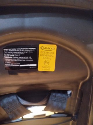Silla de coche Graco negra