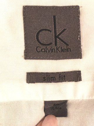Camicia Calvin Klein bianca uomo