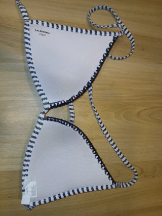 Bikini Calzedonia Rayas Azul Blanco