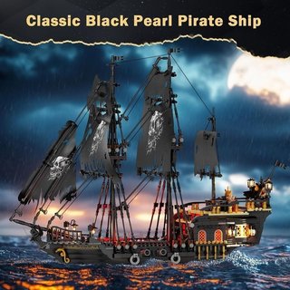 Set construccion barco pirata 1713 piezas NUEVO
