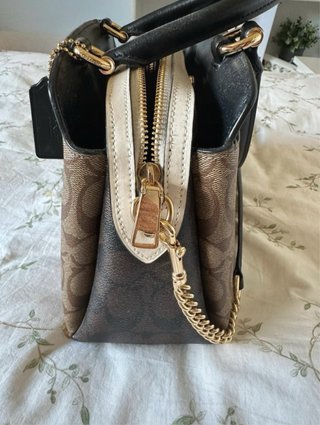 Bolso Coach Marrón Original con Cadena