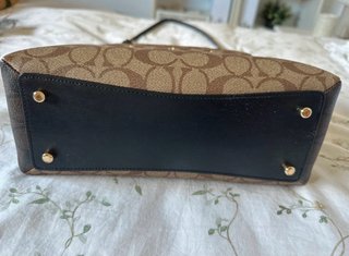 Bolso Coach Marrón Original con Cadena