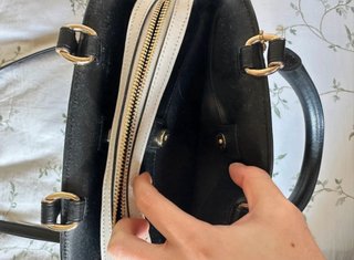 Bolso Coach Marrón Original con Cadena