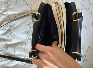 Bolso Coach Marrón Original con Cadena