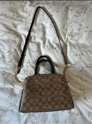 Bolso Coach Marrón Original con Cadena