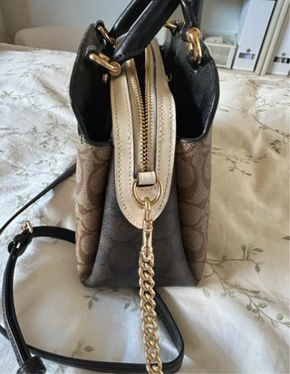 Bolso Coach Marrón Original con Cadena