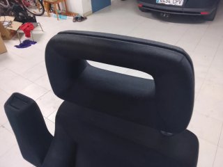 Sillón baquet negro