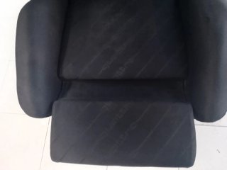 Sillón baquet negro