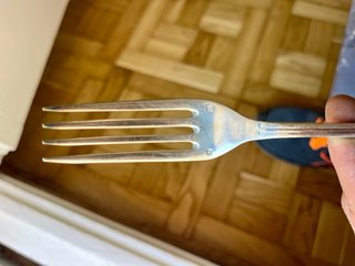 Juego de 6 Cucharas de Metal Plateado