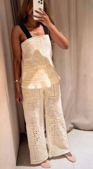 Conjunto bordados patchwork