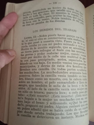 Libro Corazón: Diario de un niño de Amici. Antiguo