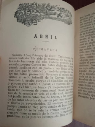 Libro Corazón: Diario de un niño de Amici. Antiguo