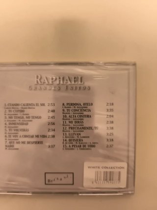 Raphael Grandes Éxitos. CD. Sin desprecintar.