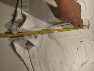 Pantalón corto vaquero blanco