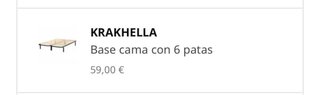 Colchón Ikea Mauranger y somier Ikea Krakhella